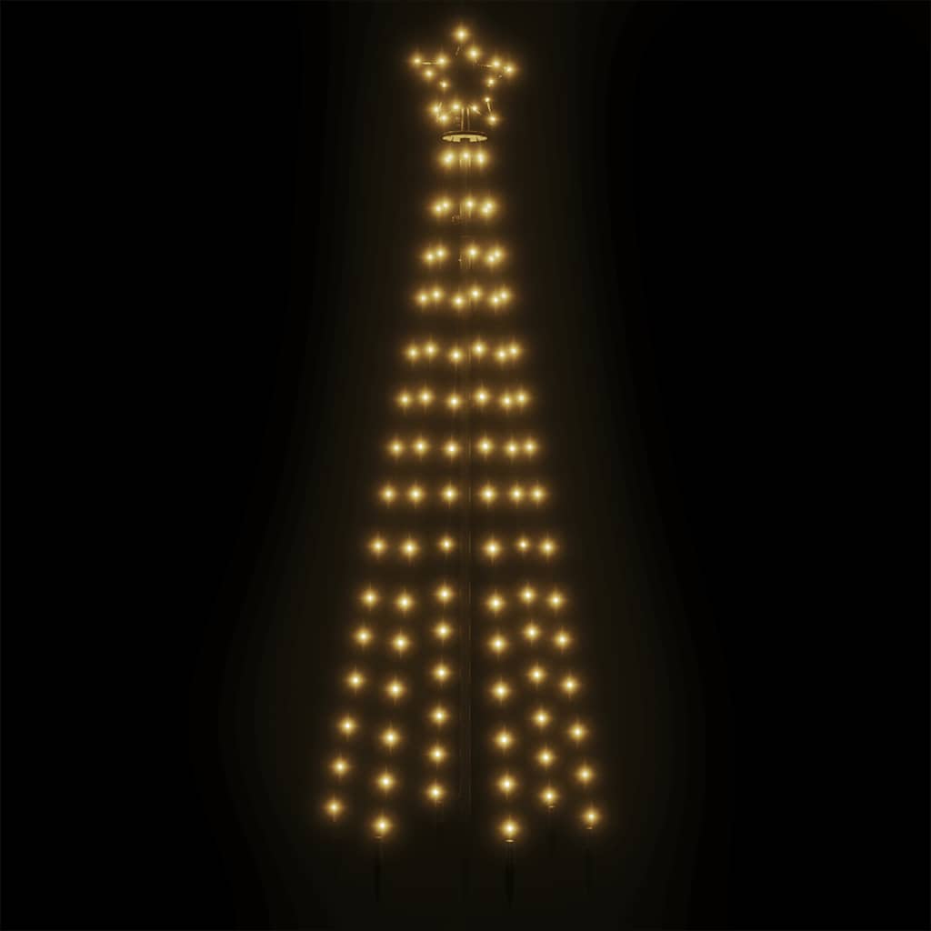 8720287017875_g_en_hd_2 vidaXL Christmas Cone Tree Warm White 108 LEDs 70x180 cm - Image 4