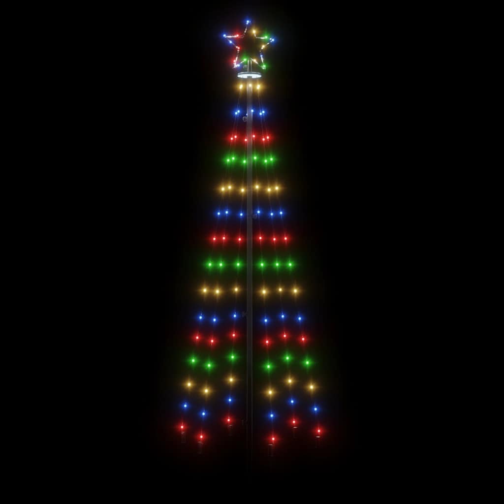 8720287017905_g_en_hd_2 vidaXL Christmas Cone Tree Colourful 108 LEDs 70x180 cm - Image 4
