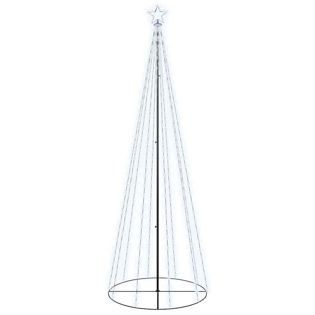 8720287017929_a_en_hd_1 vidaXL Christmas Cone Tree Cold White 310 LEDs 100x300 cm - Image 2