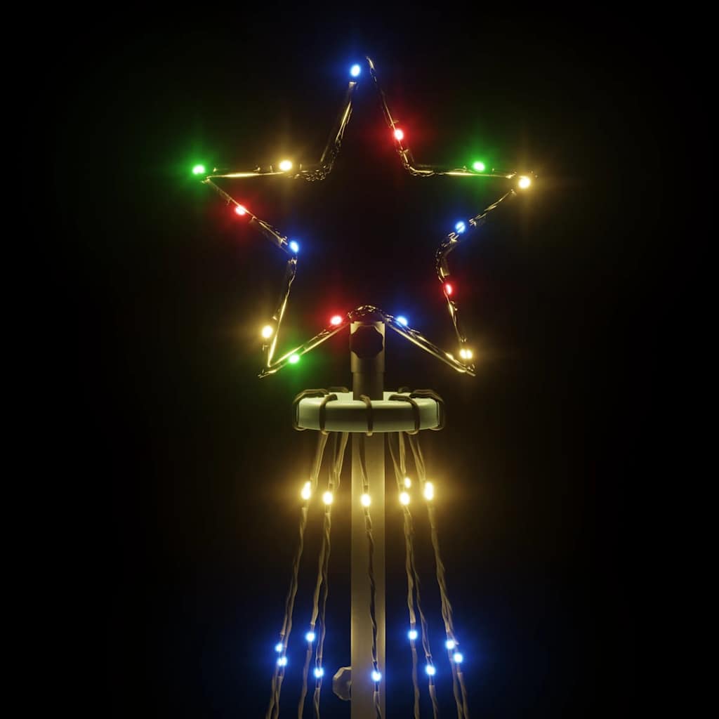 8720287017943_g_en_hd_3 vidaXL Christmas Cone Tree Colourful 310 LEDs 100x300 cm - Image 5