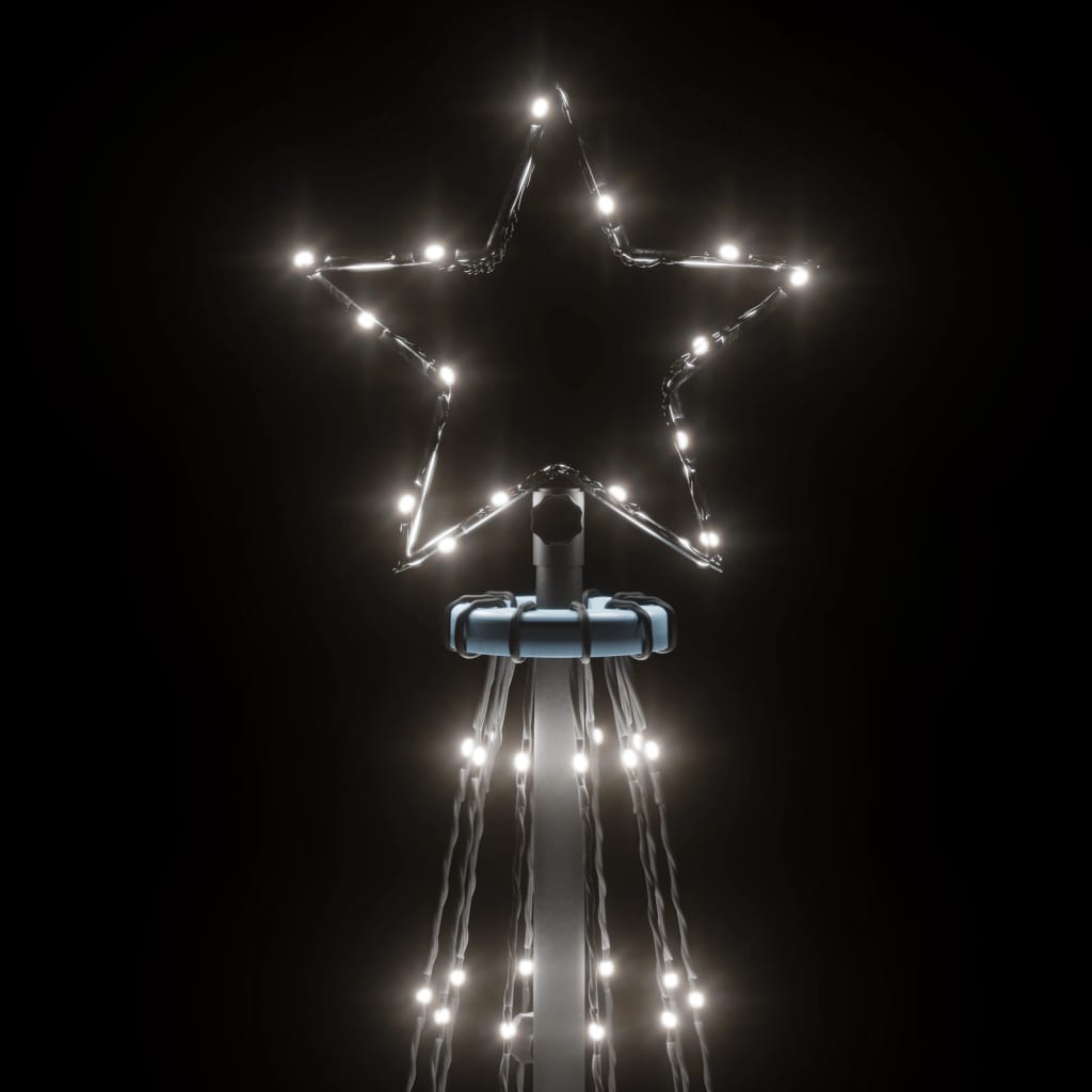 8720287018049_g_en_hd_3 vidaXL Christmas Tree with Spike Cold White 108 LEDs 180 cm - Image 5