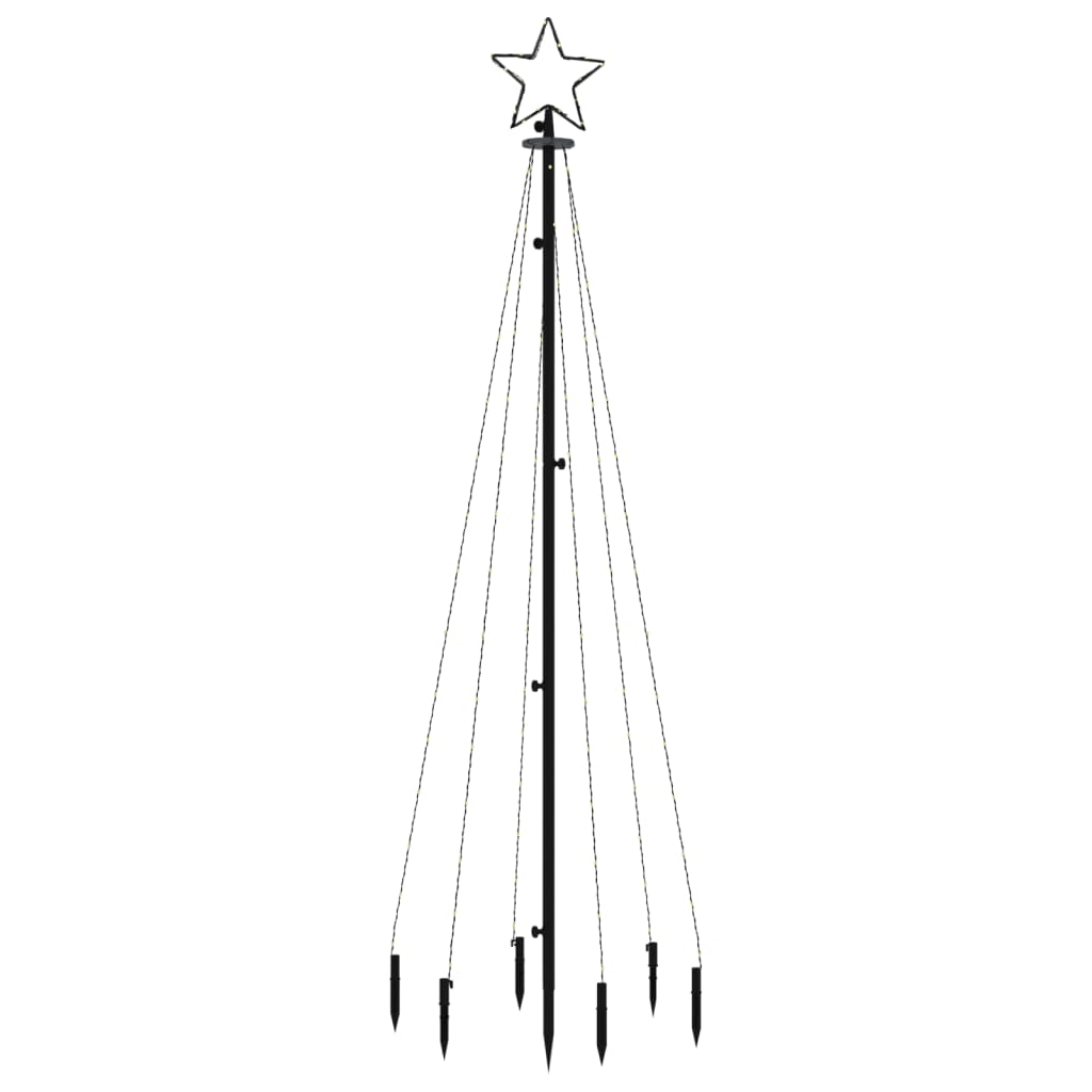 8720287018056_g_en_hd_1 vidaXL Christmas Tree with Spike Colourful 108 LEDs 180 cm - Image 3