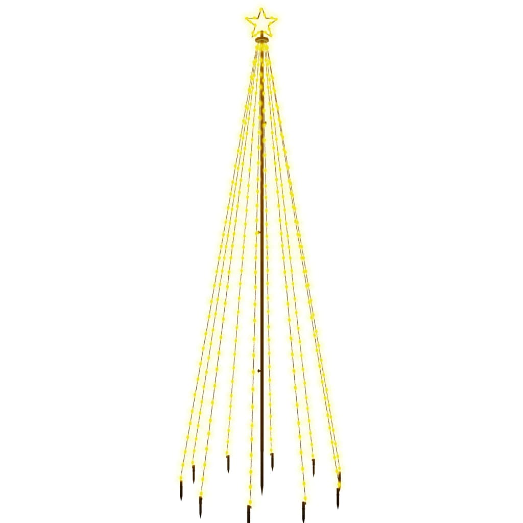 8720287018070_a_en_hd_1 vidaXL Christmas Tree with Spike Warm White 310 LEDs 300 cm - Image 2