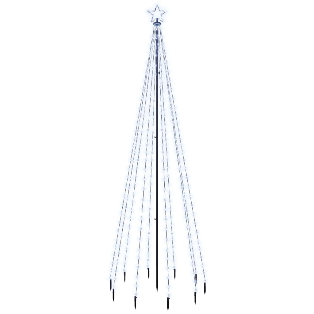 8720287018087_a_en_hd_1 vidaXL Christmas Tree with Spike Cold White 310 LEDs 300 cm - Image 2