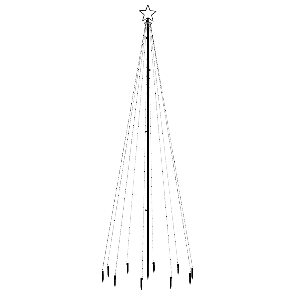 8720287018087_g_en_hd_1 vidaXL Christmas Tree with Spike Cold White 310 LEDs 300 cm - Image 3