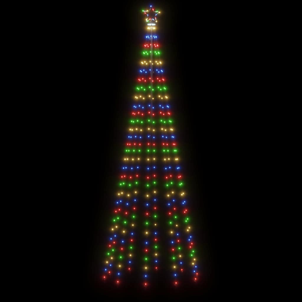 8720287018094_g_en_hd_2 vidaXL Christmas Tree with Spike Colourful 310 LEDs 300 cm - Image 4