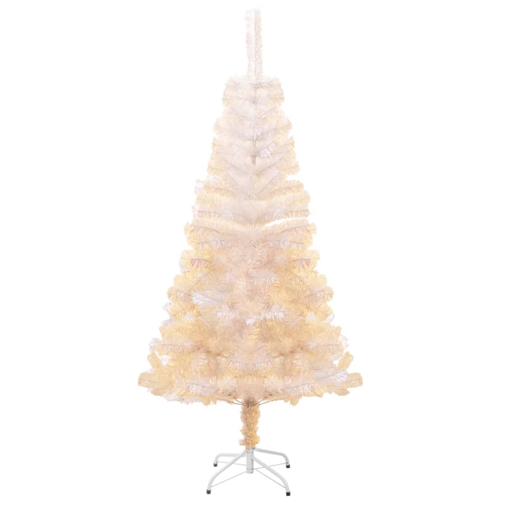8720287021049_g_en_hd_1 vidaXL Artificial Christmas Tree with Iridescent Tips White 150 cm PVC - Image 2