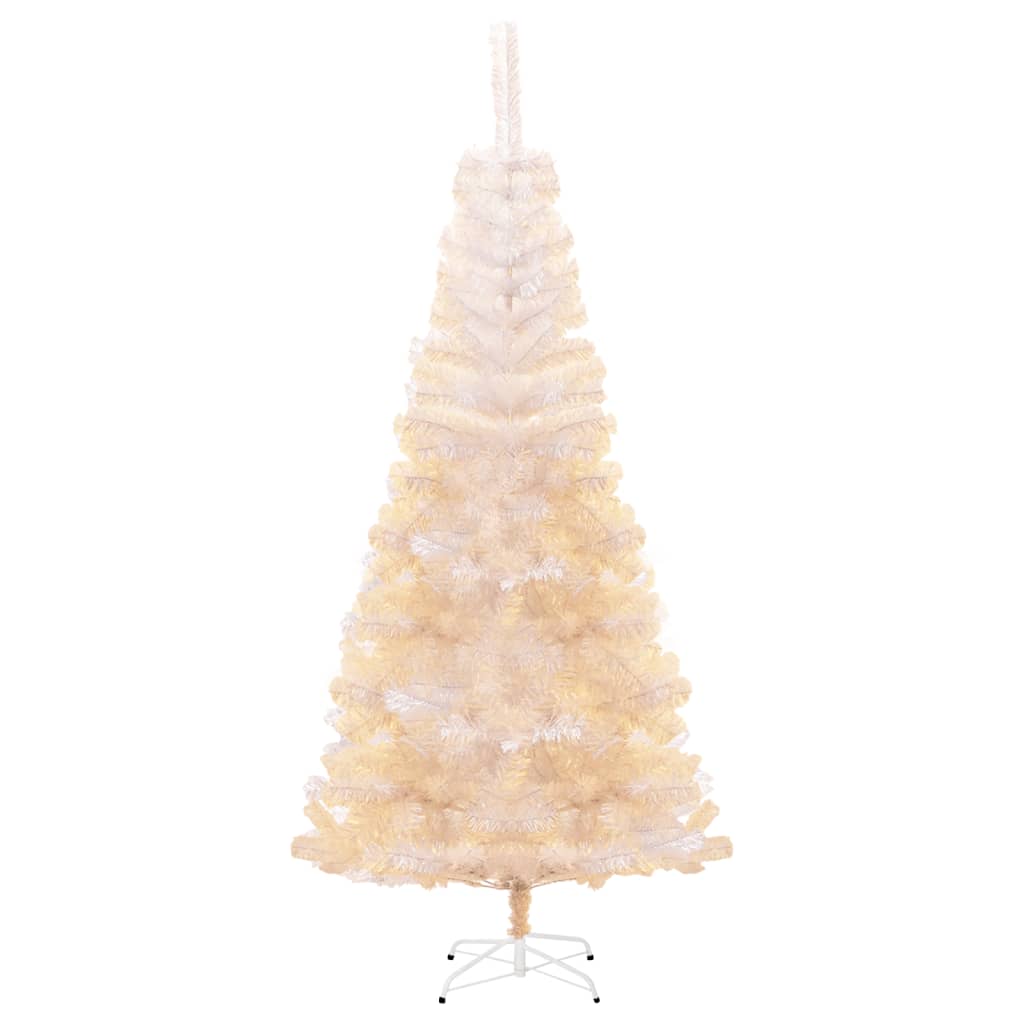 8720287021063_g_en_hd_1 vidaXL Artificial Christmas Tree with Iridescent Tips White 210 cm PVC - Image 2