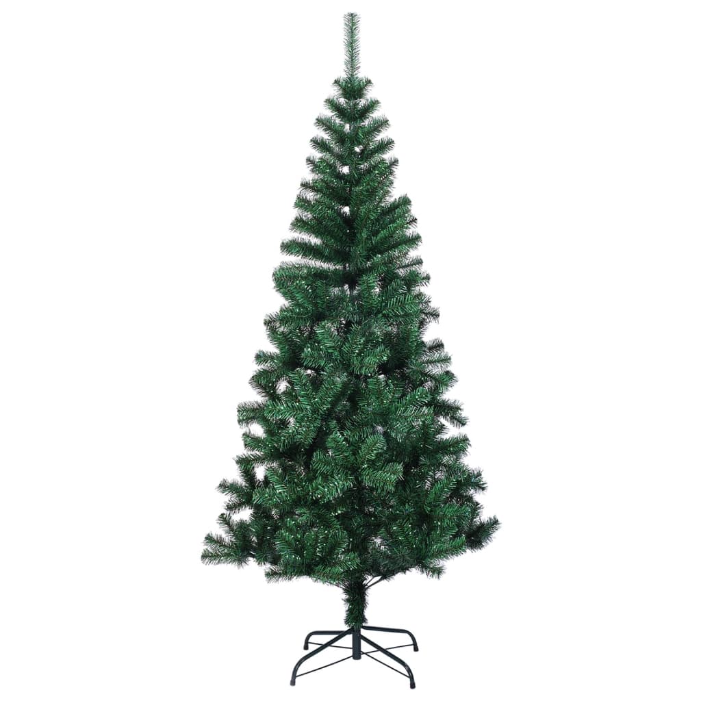 8720287021087_g_en_hd_1 vidaXL Artificial Christmas Tree with Iridescent Tips Green 120 cm PVC - Image 2