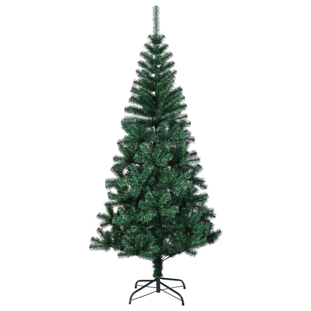 8720287021117_g_en_hd_1 vidaXL Artificial Christmas Tree with Iridescent Tips Green 210 cm PVC - Image 2