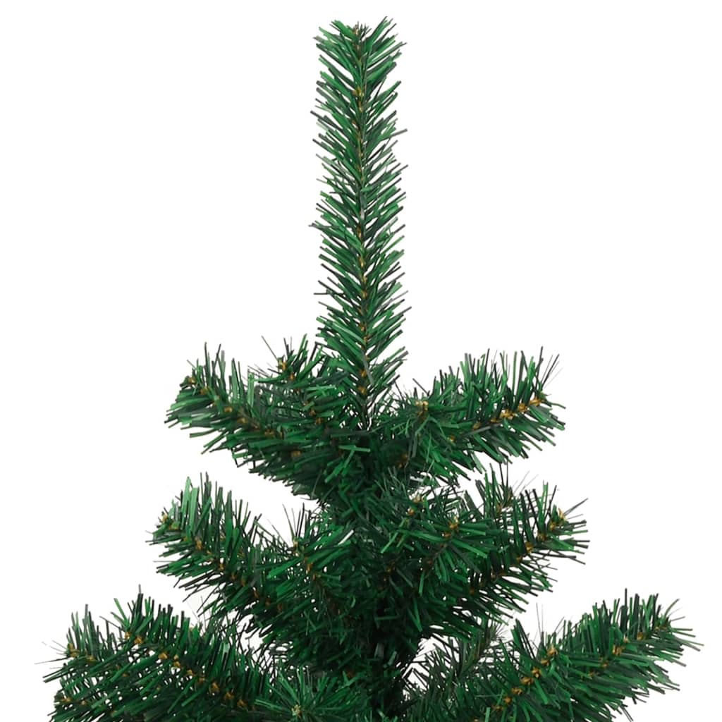 8720287021193_g_en_hd_5 vidaXL Swirl Pre-lit Christmas Tree with Pot Green 120 cm PVC - Image 6