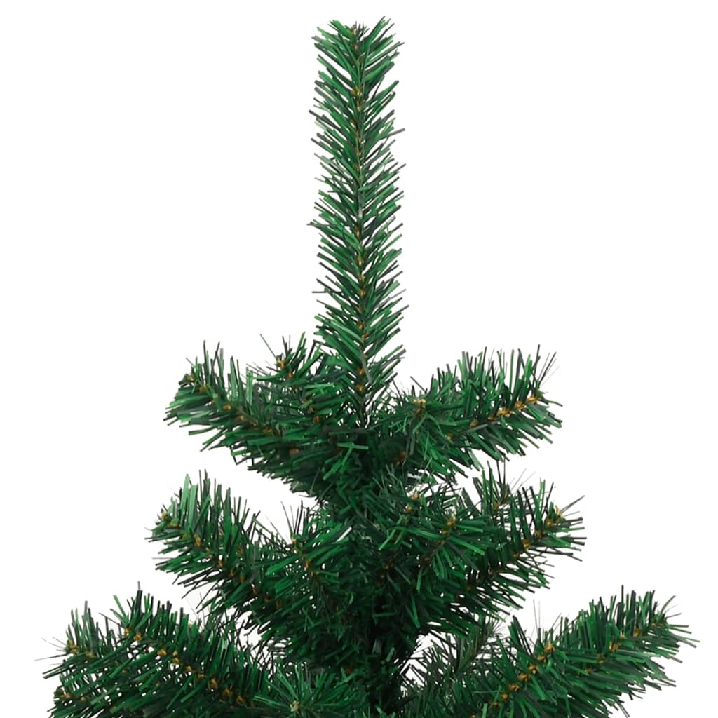 8720287021209_g_en_hd_6 vidaXL Swirl Pre-lit Christmas Tree with Stand Green 150 cm PVC - Image 7