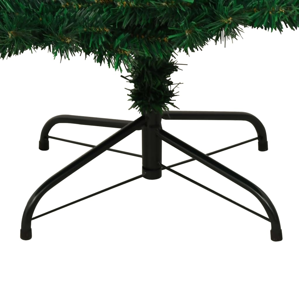 8720287021209_g_en_hd_7 vidaXL Swirl Pre-lit Christmas Tree with Stand Green 150 cm PVC - Image 8