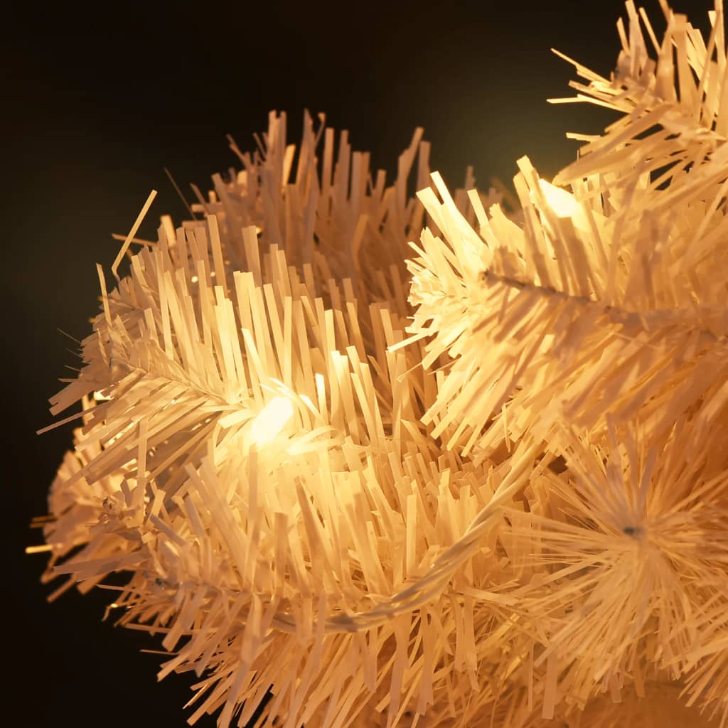 8720287021223_g_en_hd_7 vidaXL Swirl Pre-lit Christmas Tree with Pot White 120 cm PVC - Image 8