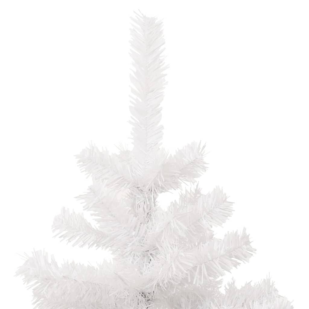 8720287021230_g_en_hd_4 vidaXL Swirl Pre-lit Christmas Tree with Stand White 150 cm PVC - Image 5