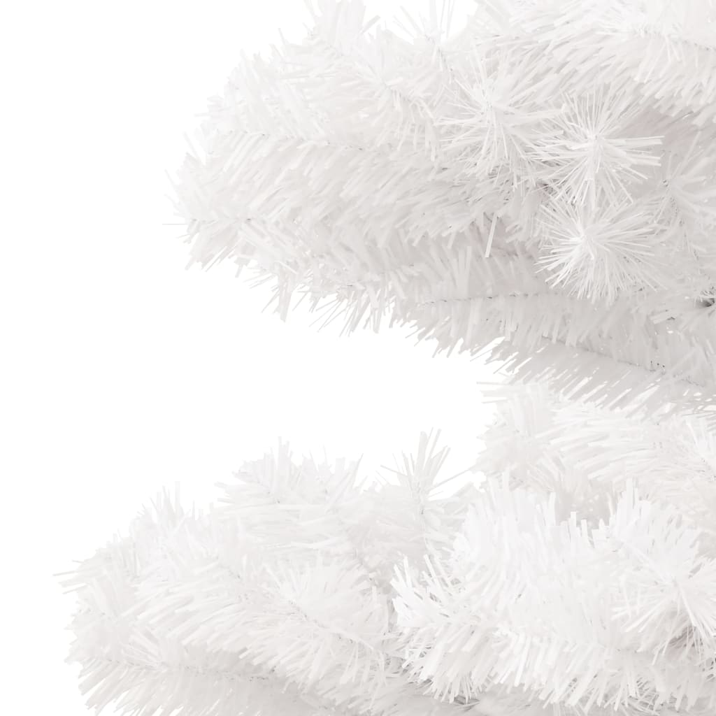 8720287021247_g_en_hd_4 vidaXL Swirl Pre-lit Christmas Tree with Stand White 180 cm PVC - Image 5