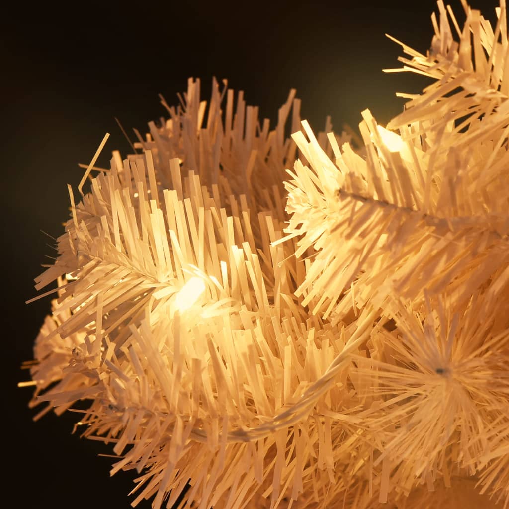 8720287021247_g_en_hd_7 vidaXL Swirl Pre-lit Christmas Tree with Stand White 180 cm PVC - Image 8