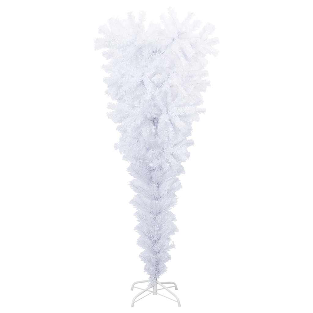 8720287021360_g_en_hd_2 vidaXL Upside-down Artificial Christmas Tree with Stand White 150 cm - Image 3