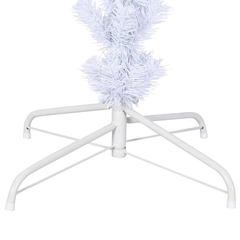 8720287021377_g_en_hd_5 vidaXL Upside-down Artificial Christmas Tree with Stand White 180 cm - Image 6