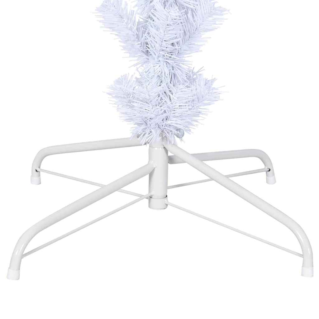 8720287021384_g_en_hd_5 vidaXL Upside-down Artificial Christmas Tree with Stand White 210 cm - Image 6