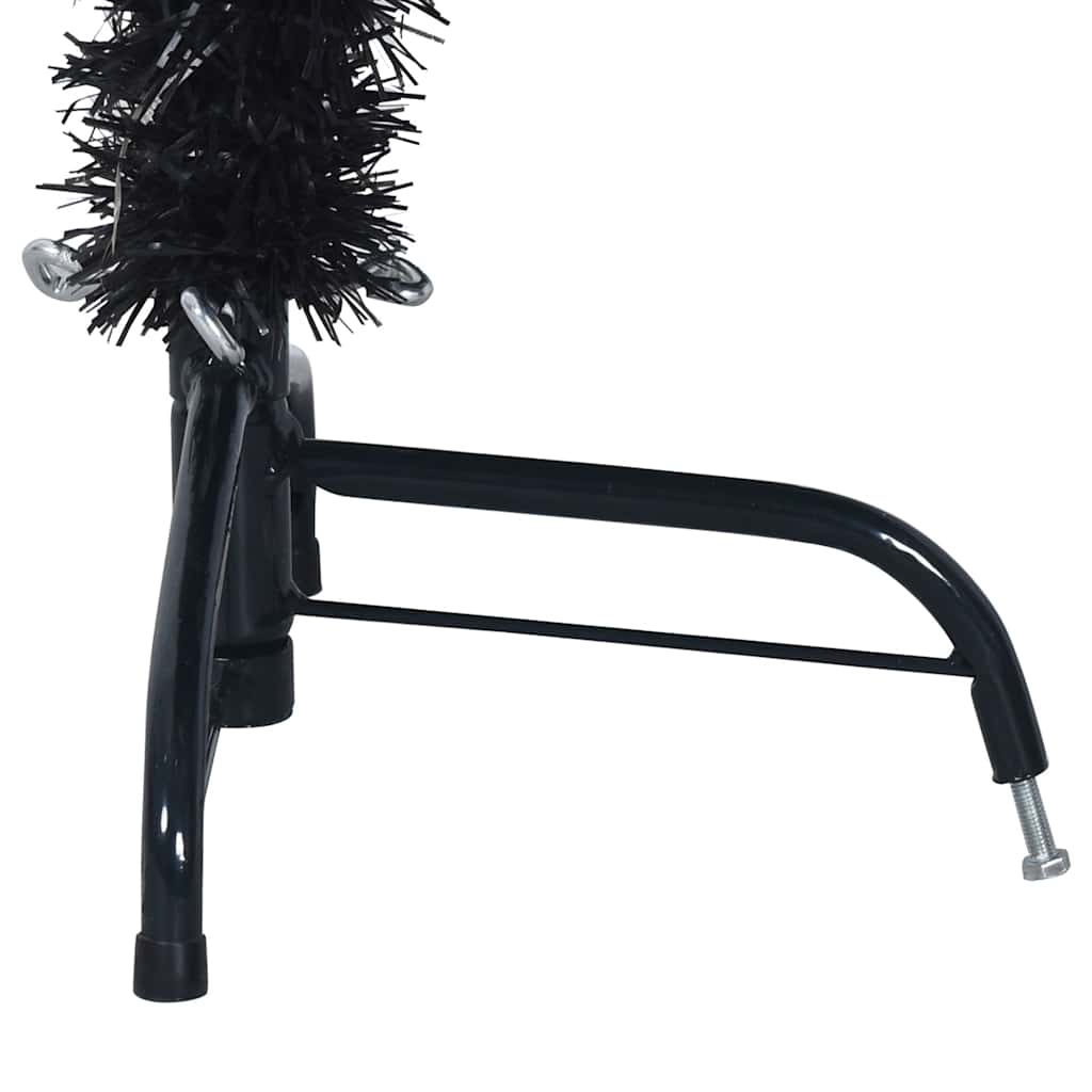 8720287021469_g_en_hd_7 vidaXL Artificial Half Christmas Tree with Stand Black 150 cm PVC - Image 8