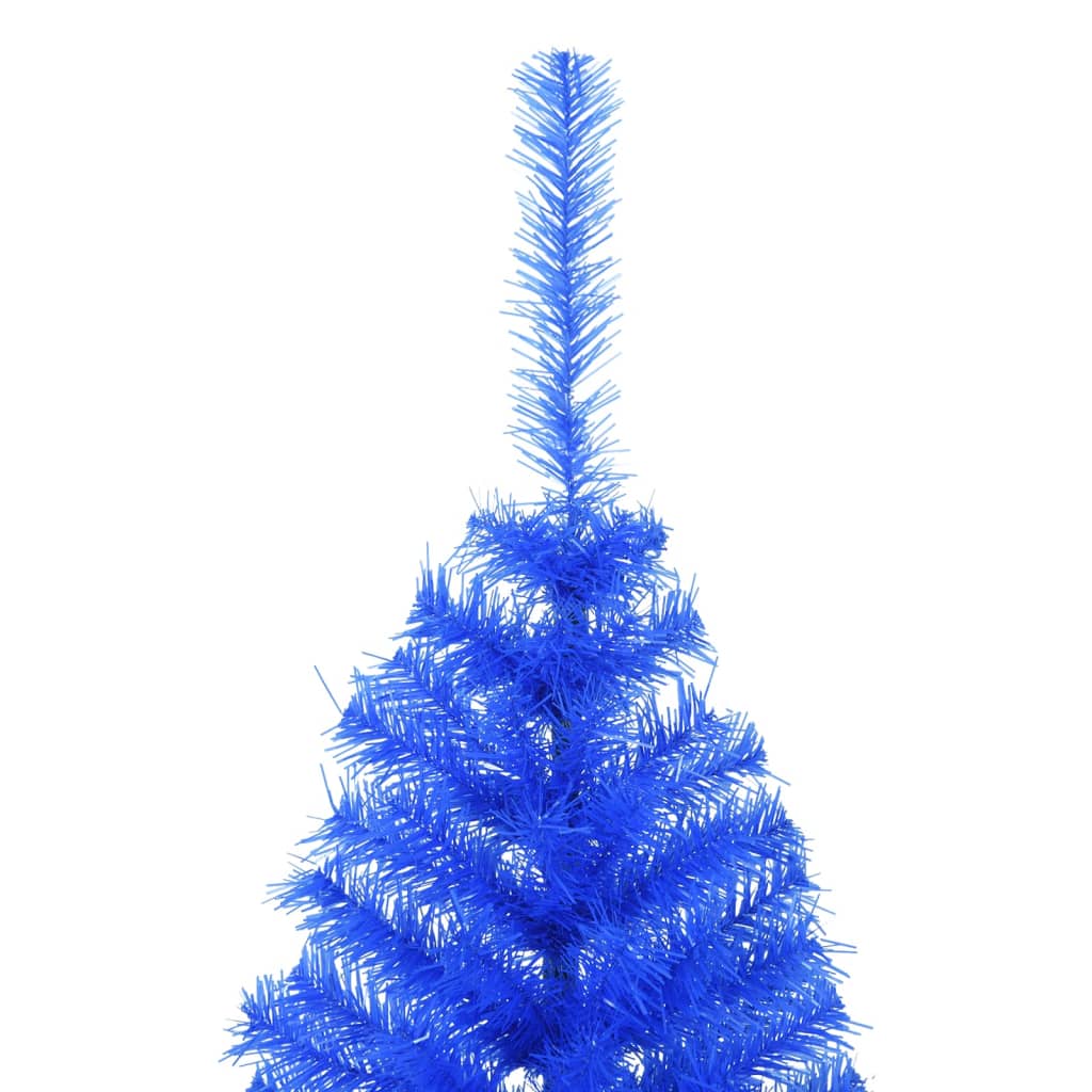 8720287021513_g_en_hd_4 vidaXL Artificial Half Christmas Tree with Stand Blue 150 cm PVC - Image 5