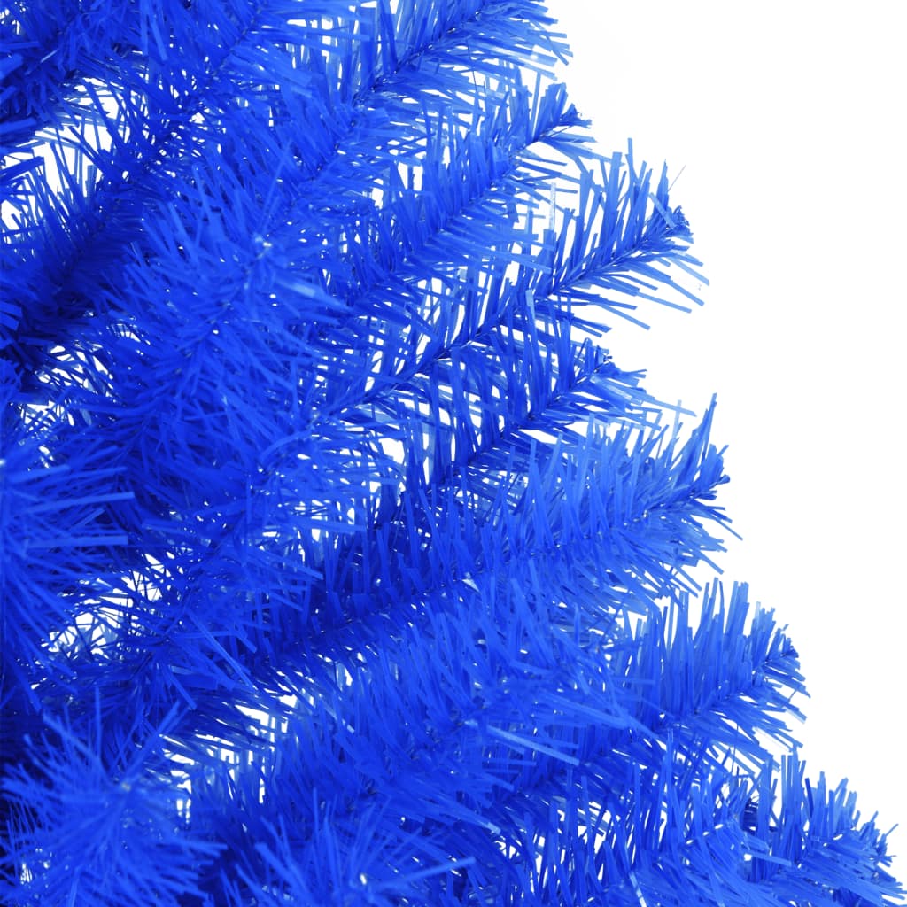 8720287021513_g_en_hd_5 vidaXL Artificial Half Christmas Tree with Stand Blue 150 cm PVC - Image 6