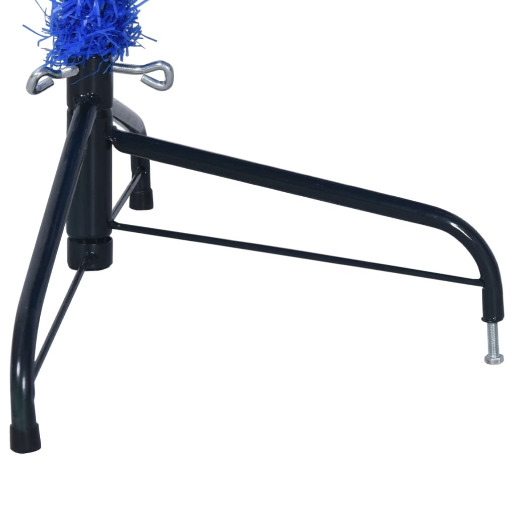 8720287021537_g_en_hd_6 vidaXL Artificial Half Christmas Tree with Stand Blue 210 cm PVC - Image 7