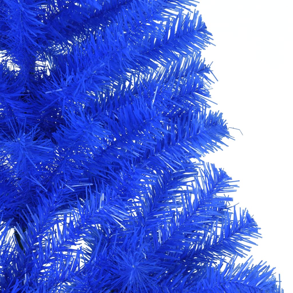 8720287021544_g_en_hd_5 vidaXL Artificial Half Christmas Tree with Stand Blue 240 cm PVC - Image 6