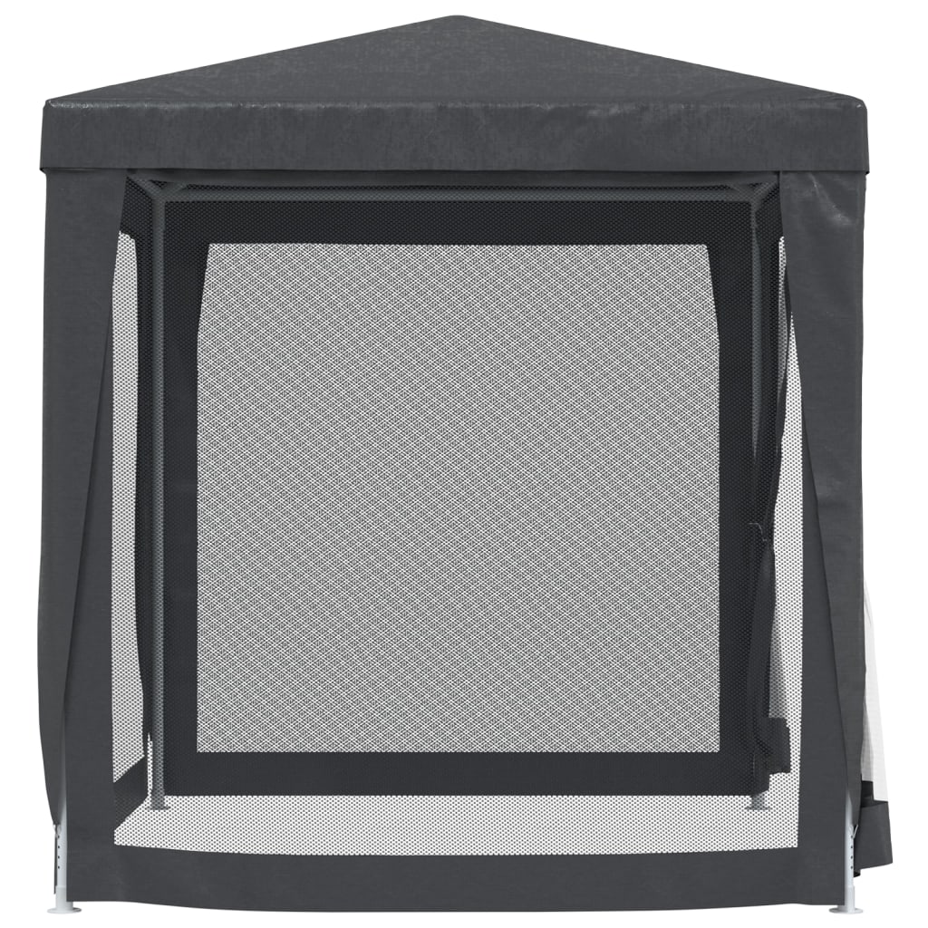 8720287021742_g_en_hd_2 vidaXL Party Tent with 4 Mesh Sidewalls Anthracite 2x2 m HDPE - Image 4