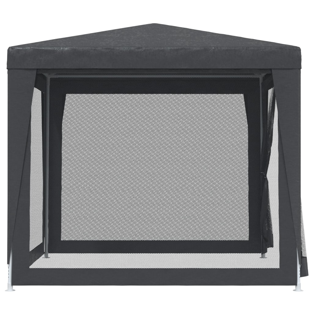 8720287021797_g_en_hd_2 vidaXL Party Tent with 4 Mesh Sidewalls Anthracite 2.5x2.5 m HDPE - Image 4