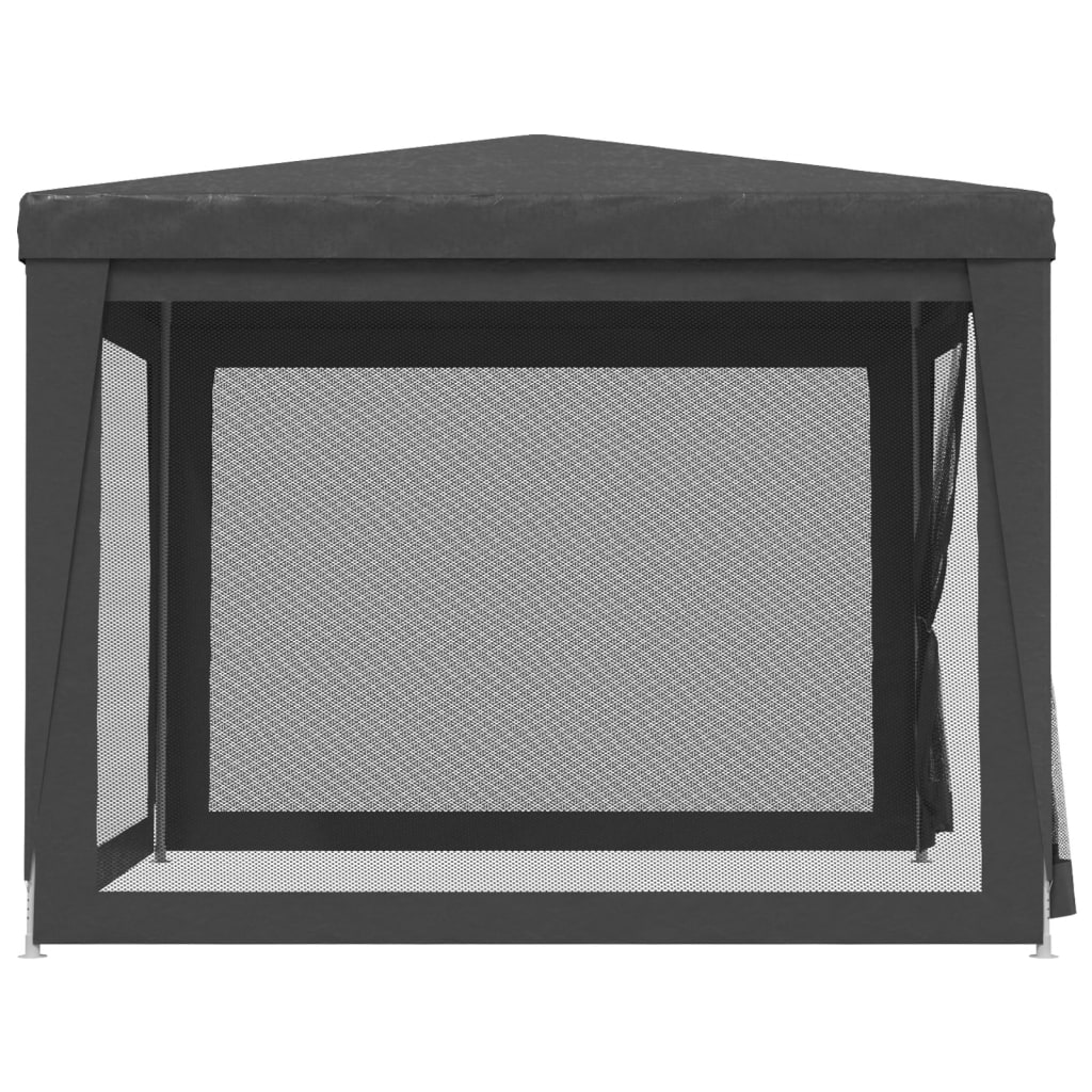 8720287021841_g_en_hd_2 vidaXL Party Tent with 4 Mesh Sidewalls Anthracite 3x3 m HDPE - Image 4