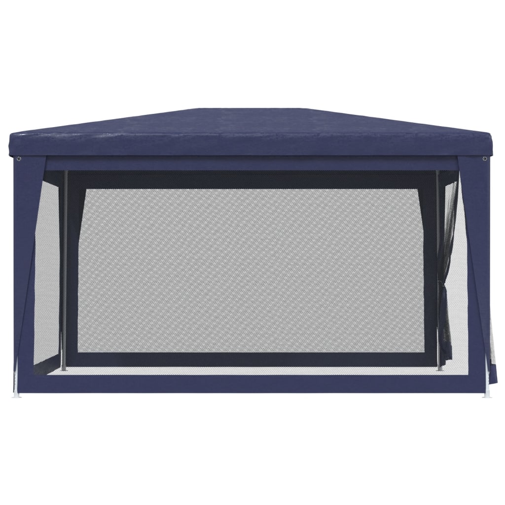 8720287021872_g_en_hd_2 vidaXL Party Tent with 4 Mesh Sidewalls Blue 3x4 m HDPE - Image 4