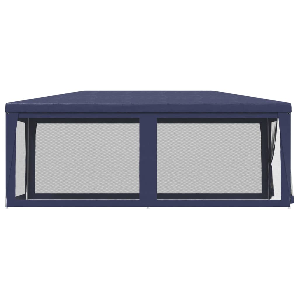 8720287021926_g_en_hd_2 vidaXL Party Tent with 6 Mesh Sidewalls Blue 3x6 m HDPE - Image 4