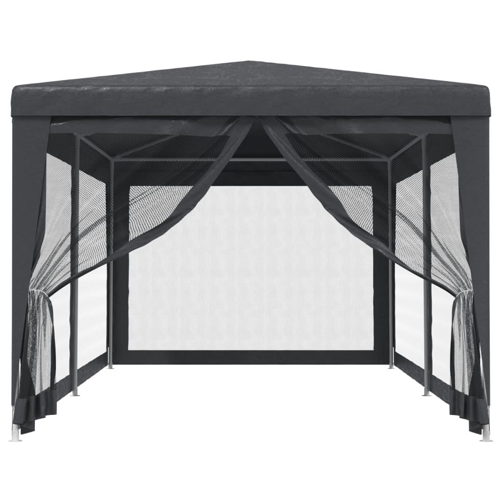 8720287021940_g_en_hd_1 vidaXL Party Tent with 6 Mesh Sidewalls Anthracite 3x6 m HDPE - Image 3