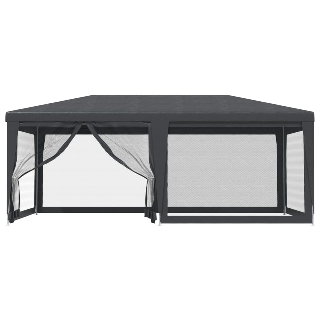 8720287022145_g_en_hd_1 vidaXL Party Tent with 6 Mesh Sidewalls Anthracite 6x4 m HDPE - Image 3