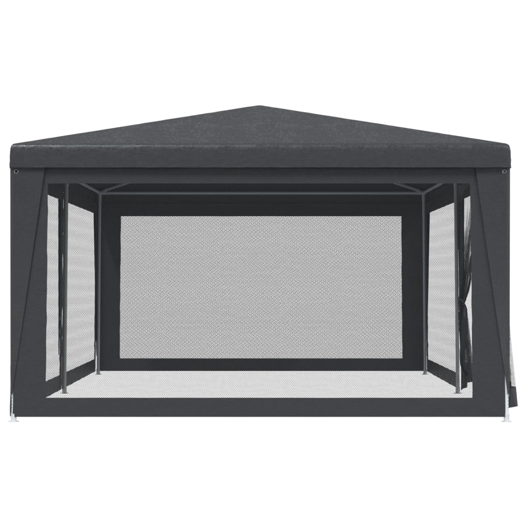 8720287022145_g_en_hd_2 vidaXL Party Tent with 6 Mesh Sidewalls Anthracite 6x4 m HDPE - Image 4