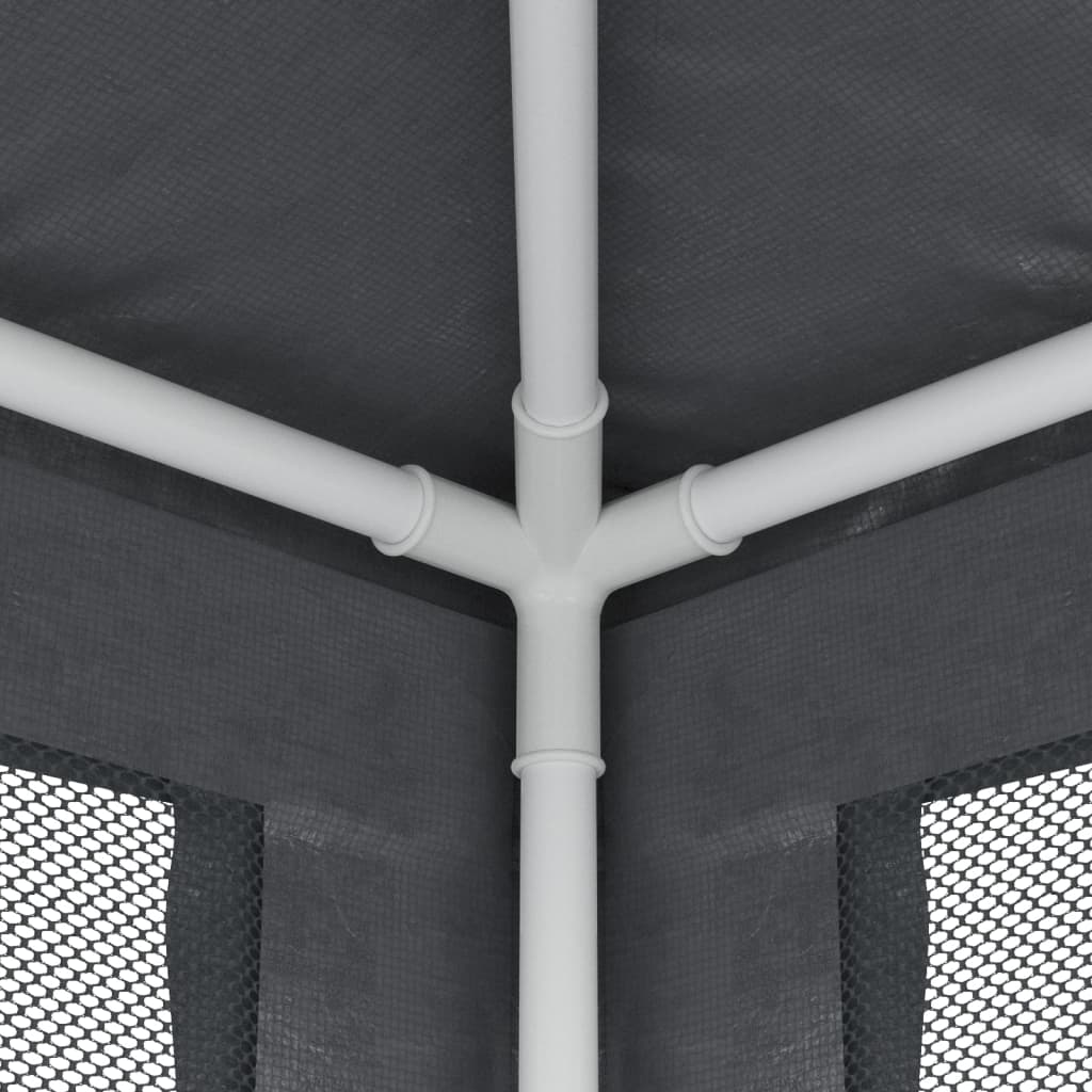 8720287022145_g_en_hd_4 vidaXL Party Tent with 6 Mesh Sidewalls Anthracite 6x4 m HDPE - Image 6