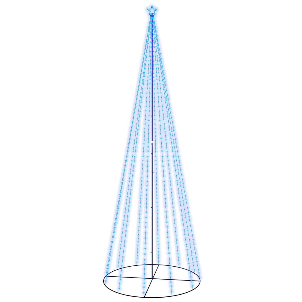 8720287022589_a_en_hd_1 vidaXL Christmas Cone Tree Blue 732 LEDs 160x500 cm - Image 2