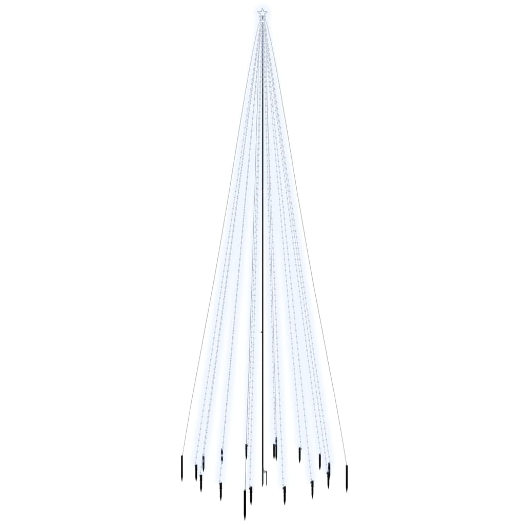 8720287022695_a_en_hd_1 vidaXL Christmas Tree with Spike Cold White 1134 LEDs 800 cm - Image 2