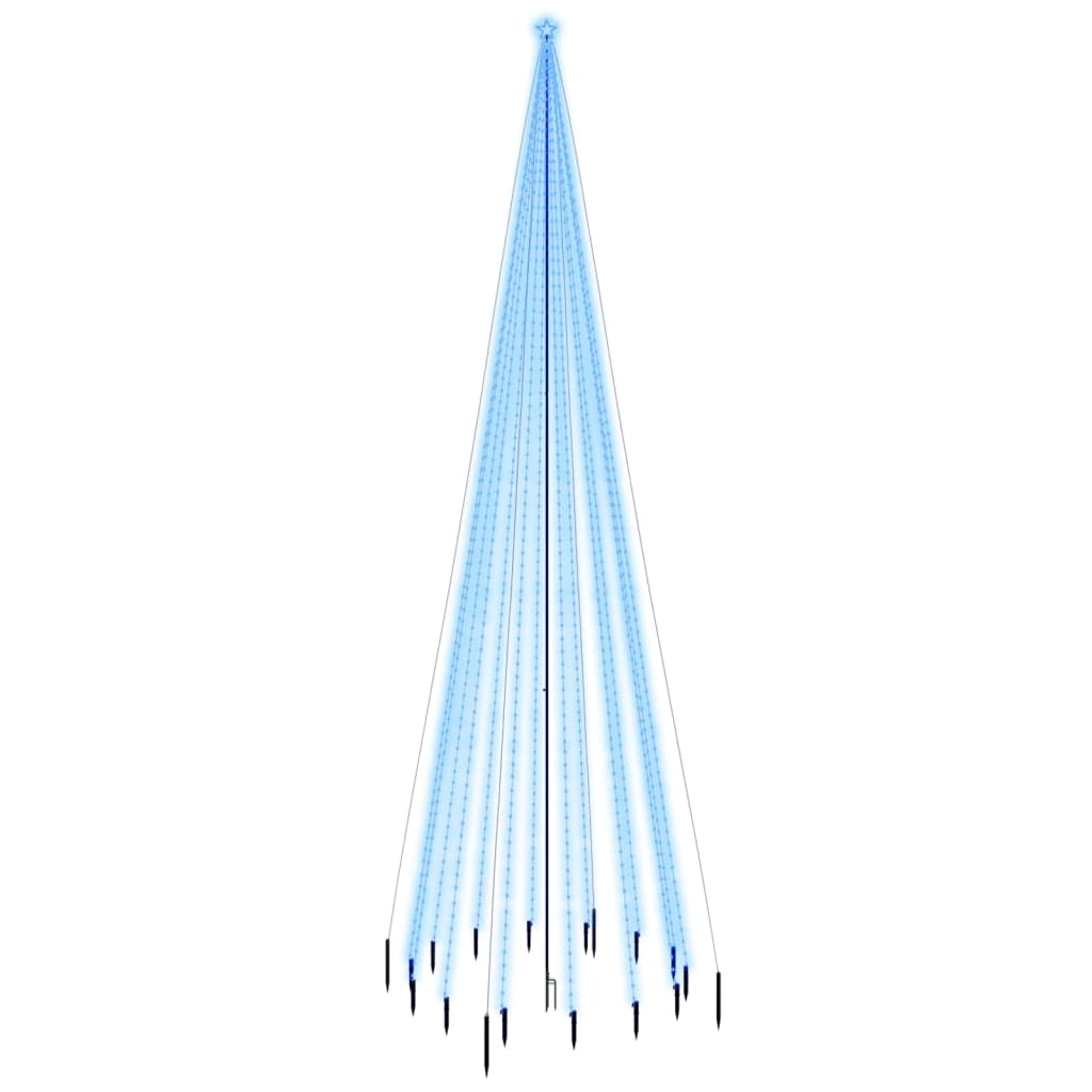 8720287022718_a_en_hd_1 vidaXL Christmas Tree with Spike Blue 1134 LEDs 800 cm - Image 2