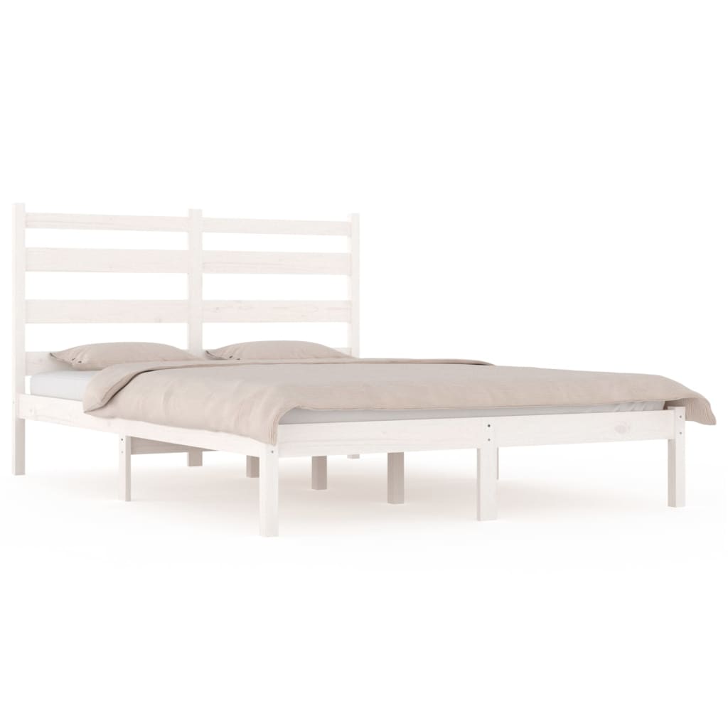 8720287024149_a_en_hd_1 vidaXL Bed Frame without Mattress White Solid Wood 183x203 cm King - Image 2