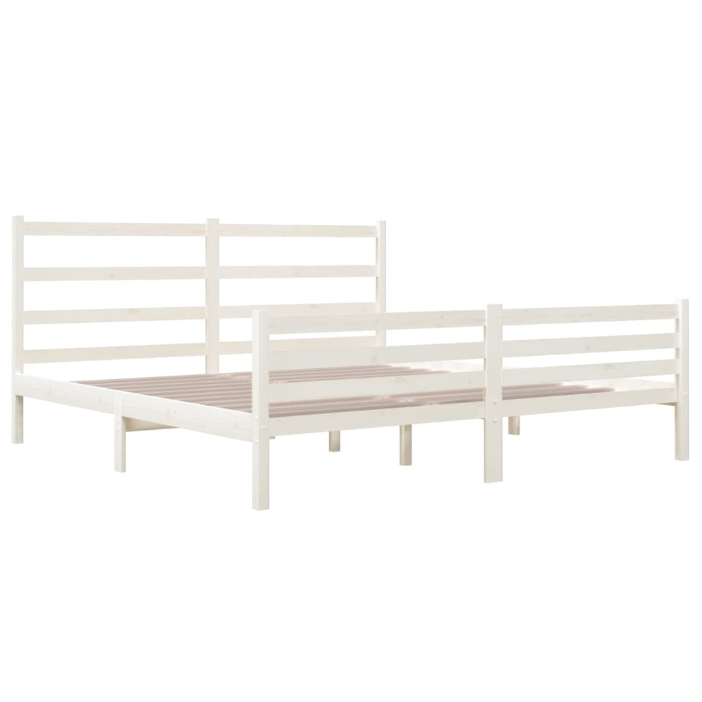 8720287024798_g_en_hd_2 vidaXL Bed Frame without Mattress White Solid Wood 183x203 cm King - Image 4
