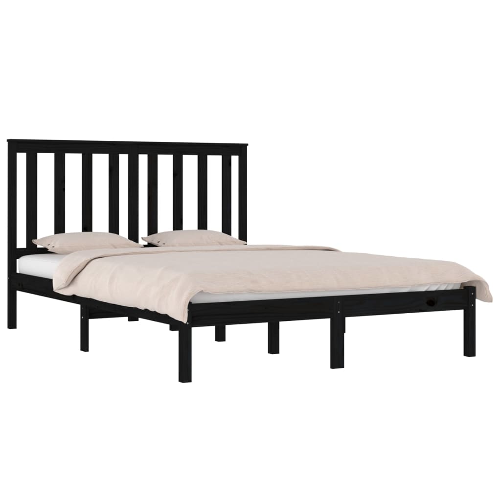 8720287025726_g_en_hd_1 vidaXL Bed Frame without Mattress Black Solid Wood 135x190 cm - Image 3