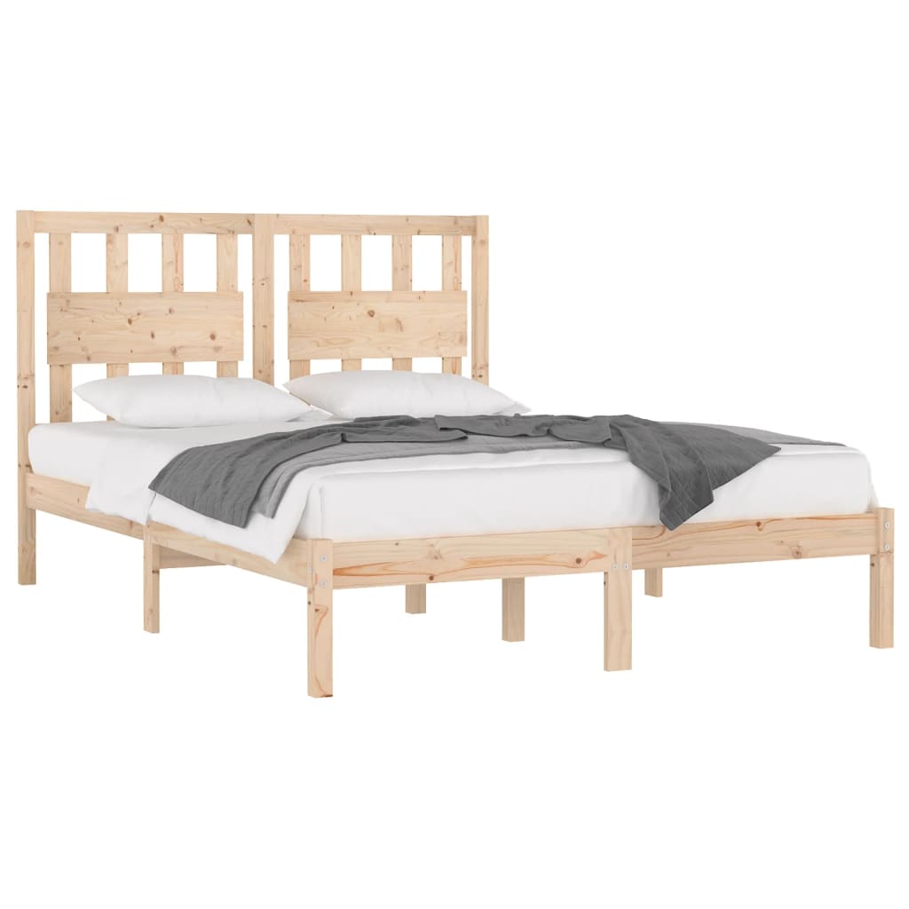 8720287026884_g_en_hd_1 vidaXL Bed Frame without Mattress Solid Wood Pine 150x200 cm - Image 3