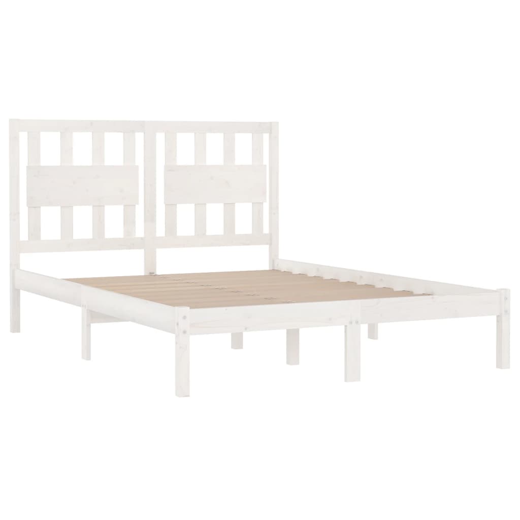 8720287026990_g_en_hd_2 vidaXL Bed Frame without Mattress White Solid Wood 183x203 cm King - Image 4