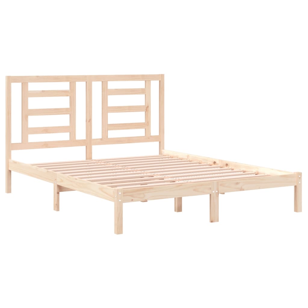8720287031031_g_en_hd_2 vidaXL Bed Frame without Mattress 150x200 cm Solid Wood Pine - Image 4