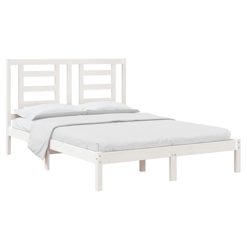 8720287031048_g_en_hd_1 vidaXL Bed Frame without Mattress White 150x200 cm Solid Wood Pine - Image 3