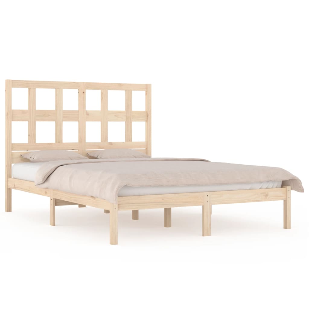 8720287032038_a_en_hd_1 vidaXL Bed Frame without Mattress 135x190 cm Solid Wood Pine - Image 2