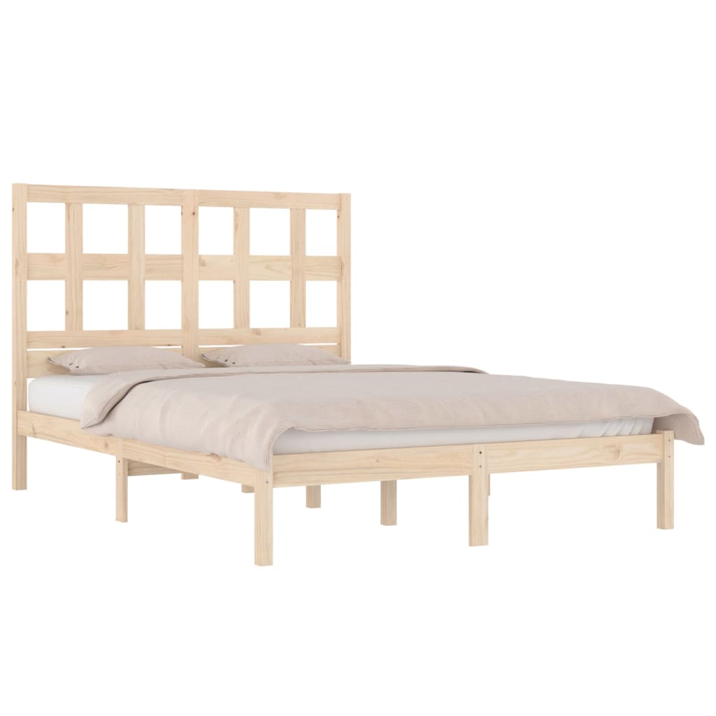 8720287032038_g_en_hd_1 vidaXL Bed Frame without Mattress 135x190 cm Solid Wood Pine - Image 3